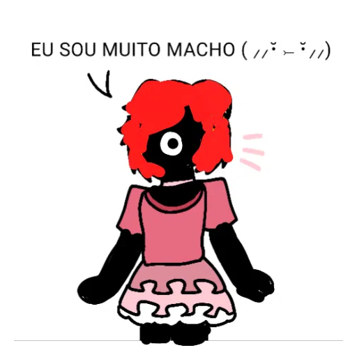 Figurinha: Eu sou muito macho