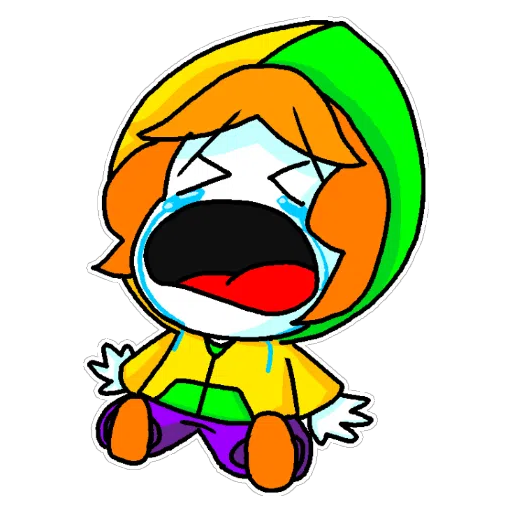 Figurinha: Chorando Muito