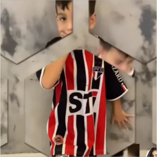 Figurinha: Criança torcedor São Paulo