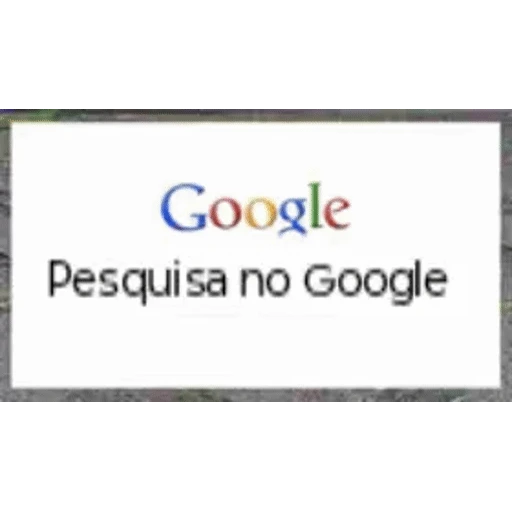 Figurinha: Pesquisa no Google