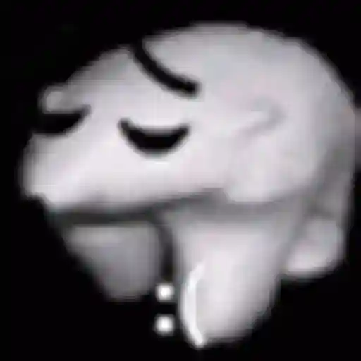 Figurinha: Urso triste chorando