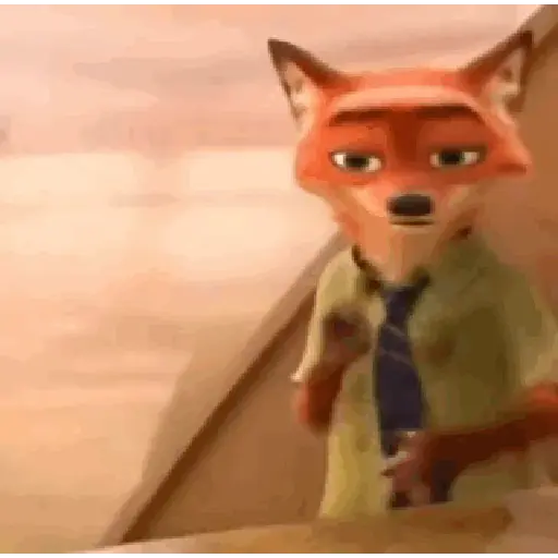 Figurinha: Nick Wilde rindo