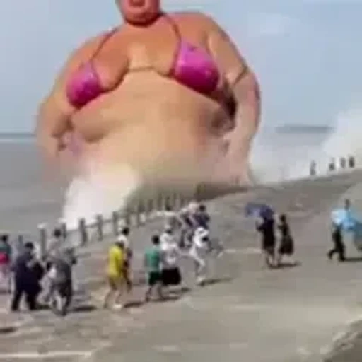 Figurinha: Gigante na praia