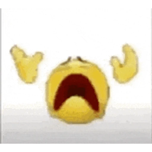 Figurinha: Emoji Chorando e Virando Pó
