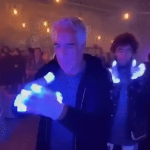 Figurinha: Mãos Luminosas em Movimento