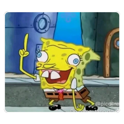Figurinha: Bob Esponja Dançando
