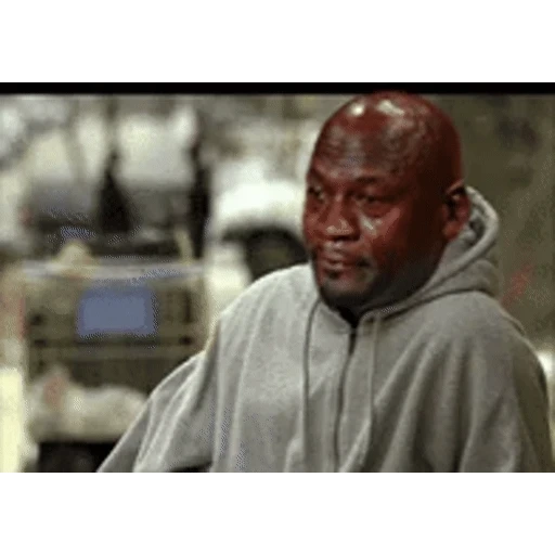 Figurinha: Michael Jordan Chorando