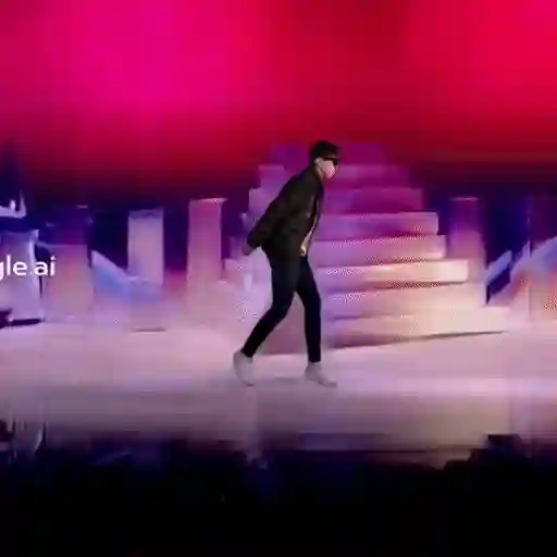 Figurinha: Dança do Michael Jackson com dublê