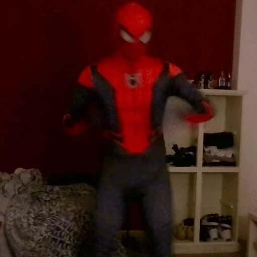 Figurinha: Homem-Aranha dançando