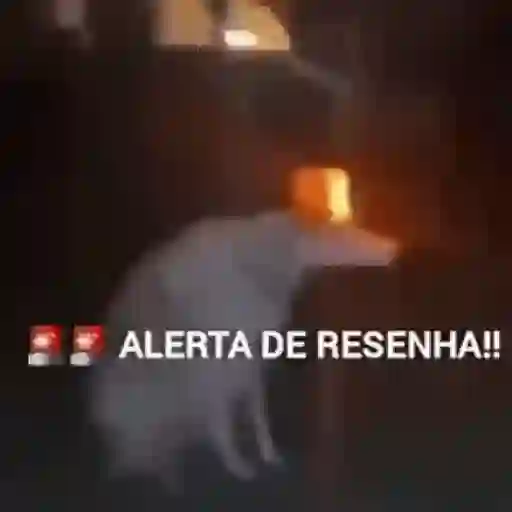 Figurinha: Cachorro com sirene