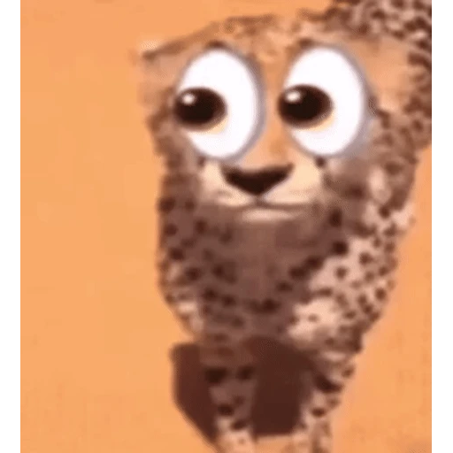 Figurinha: Gatinho Correndo Assustado