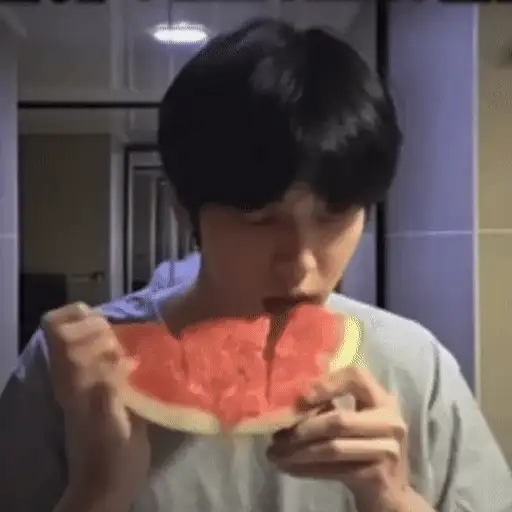 Figurinha: Comendo Melancia