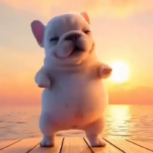 Figurinha: Cachorrinho dancante