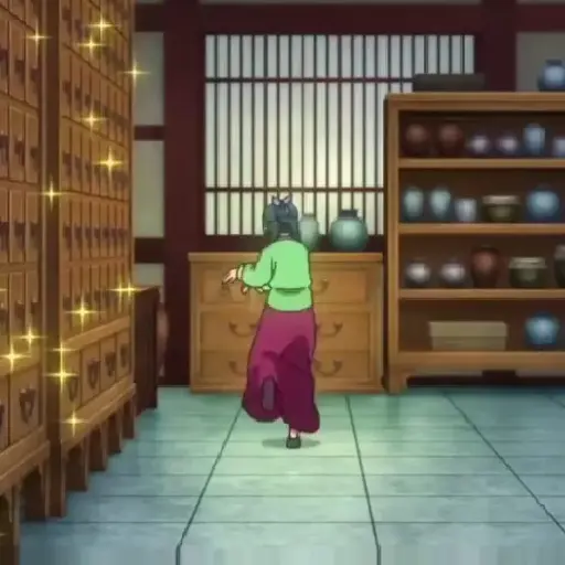Figurinha: Garota Animada Procurando Algo