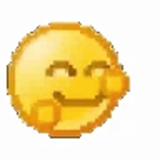 Figurinha: Emoji Surtando em Pixel Art