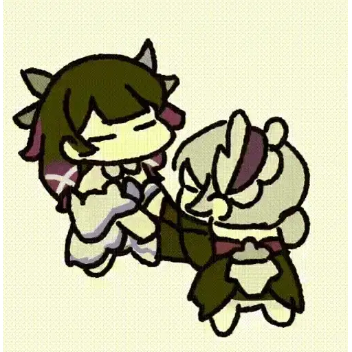 Figurinha: Adesivo de Personagens Chibi