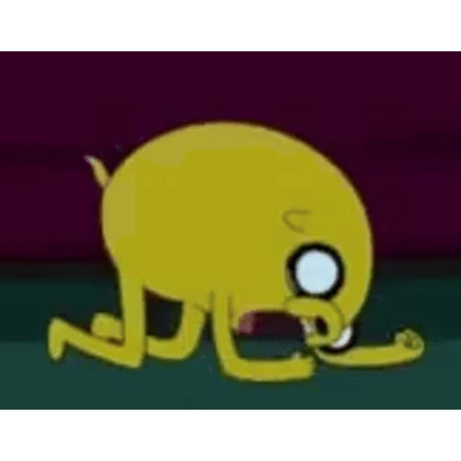 Figurinha: Jake se arrastando