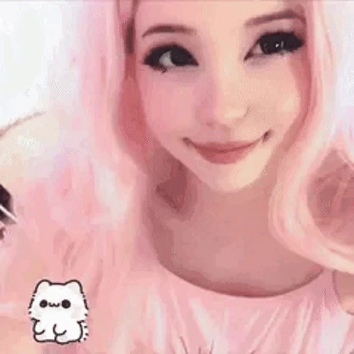 Figurinha: Belle Delphine sticker animado