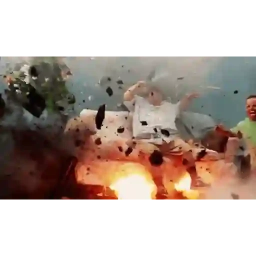 Figurinha: Explosão no sofá