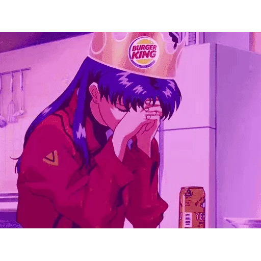 Figurinha: Misato Katsuragi Burger King