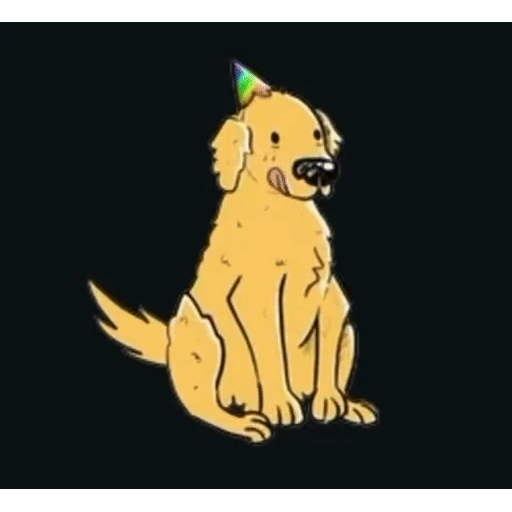Figurinha: Cachorrinho de Aniversário
