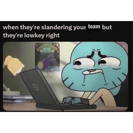 Figurinha: Gumball Chorando No PC