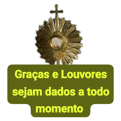 Figurinha: Graças e Louvores
