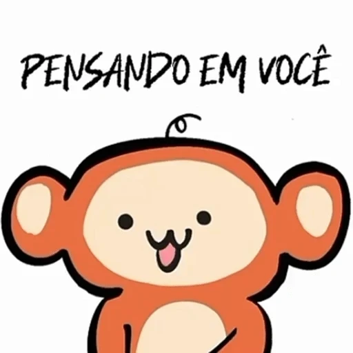Figurinha: Pensando em você