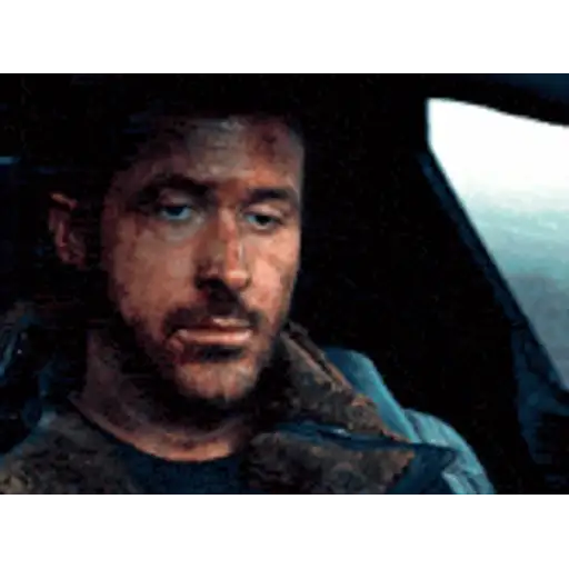 Figurinha: K de Blade Runner