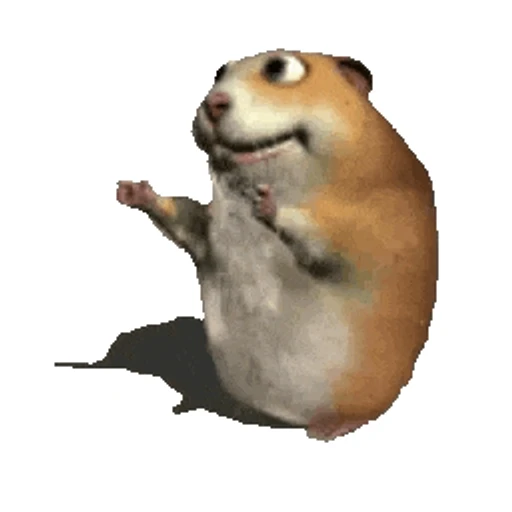 Figurinha: Hamster Dançarino Feliz