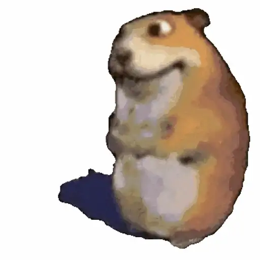 Figurinha: Hamster Trazendo Algo