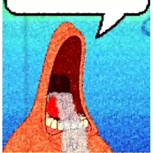 Figurinha: Patrick Gritando