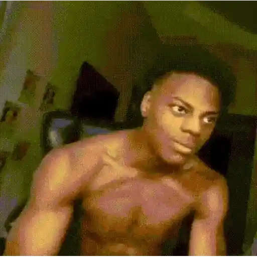 Figurinha: Homem Gritando e Levantando os Braços