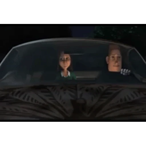 Figurinha: Os Incríveis: Cena no Carro