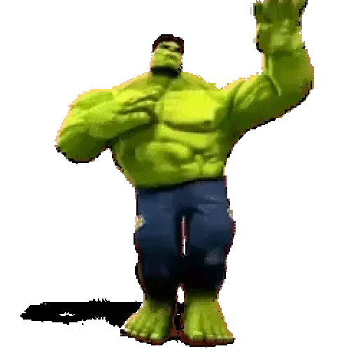 Figurinha: Hulk Dançando
