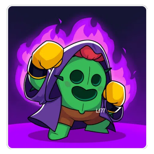 Figurinha: Spike do Brawl Stars