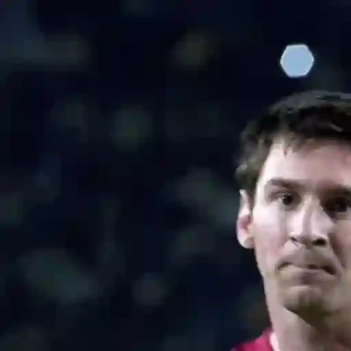 Figurinha: Lionel Messi apontando