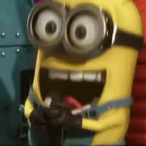 Figurinha: Minion Rindo Muito