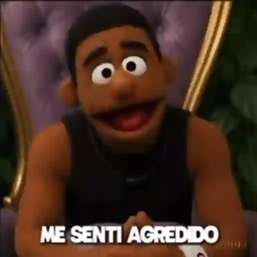 Figurinha: Me senti agredido