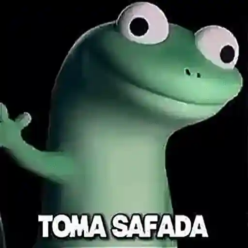Figurinha: Lagartixa Toma Safada