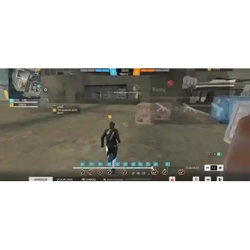 Figurinha: Ação no Free Fire