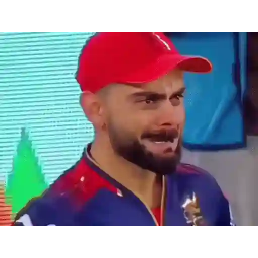 Figurinha: Virat Kohli Triste
