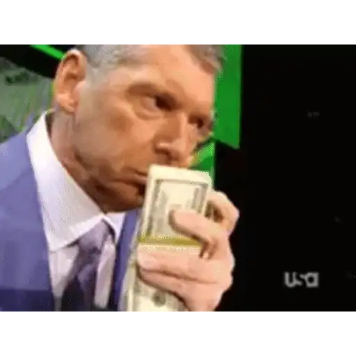 Figurinha: Vince McMahon Esbanjando