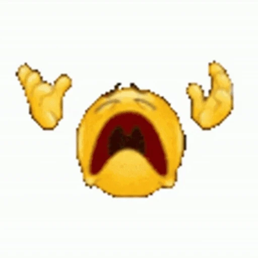 Figurinha: Emoji derretendo