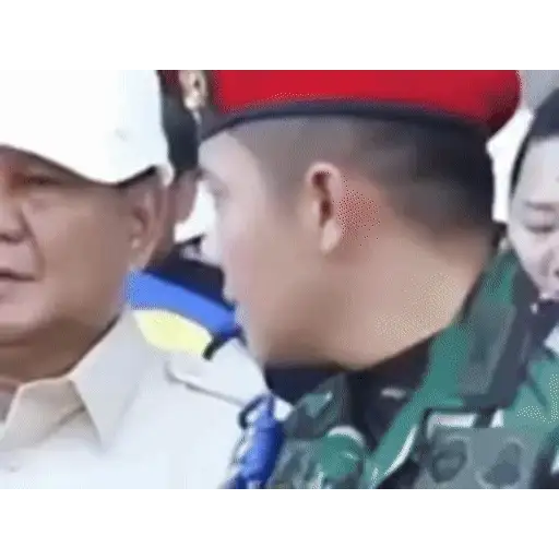 Figurinha: Prabowo Subianto Conversando