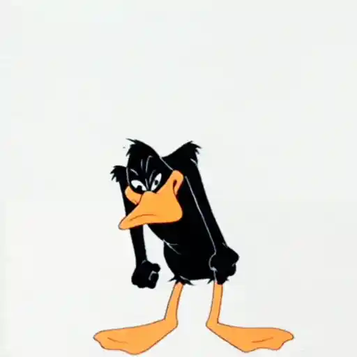 Figurinha: Pato Daffy Zangado