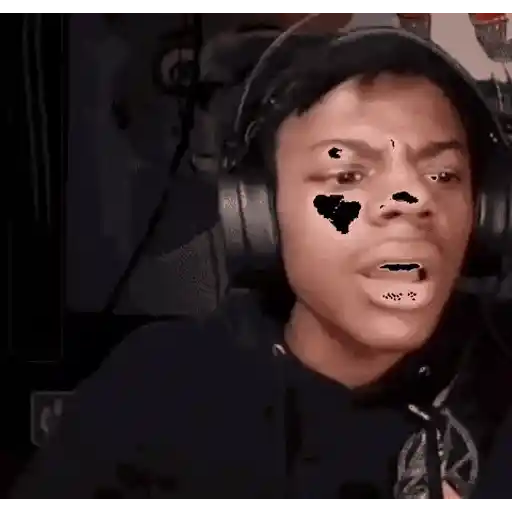 Figurinha: Menino faz cara de espanto