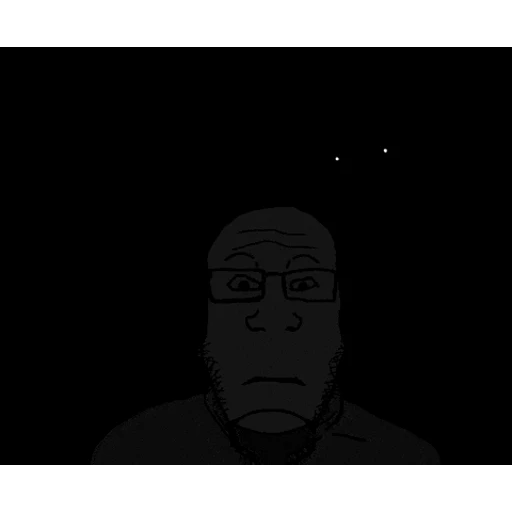 Figurinha: Wojak Assombrado