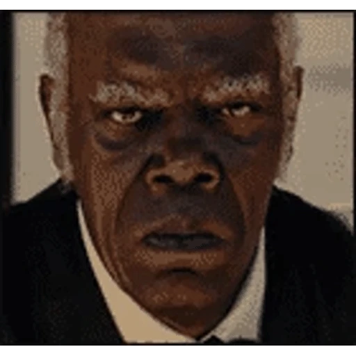 Figurinha: Samuel L. Jackson Olhar Sombrio