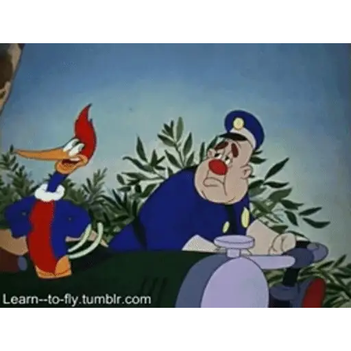 Figurinha: Pica-Pau e o Policial